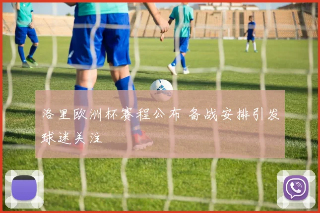 洛里欧洲杯赛程公布 备战安排引发球迷关注
